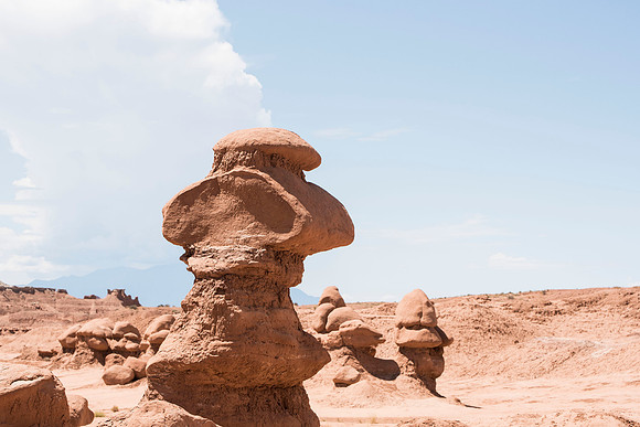 single mushroom rock