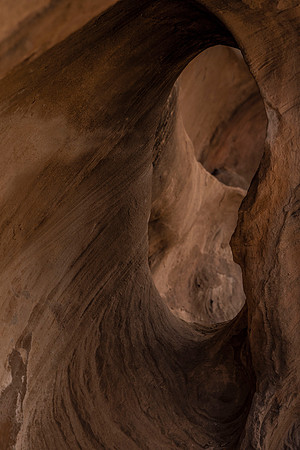 hole in the sandstone